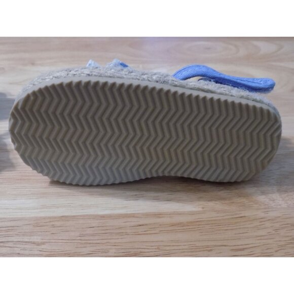 H&M Denim & Floral Print Toddler Shoes 18-19 - Picture 8 of 9